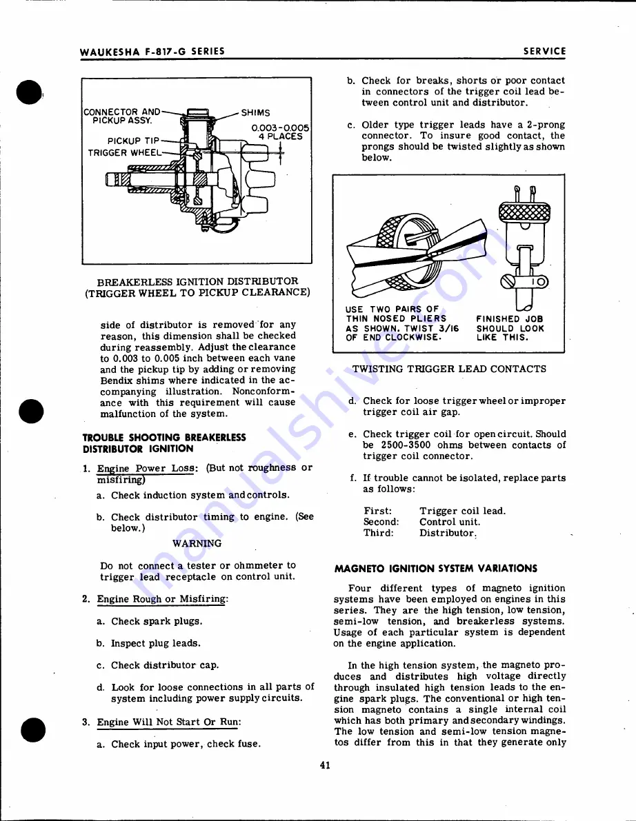 Waukesha F817G Series Manual Download Page 59