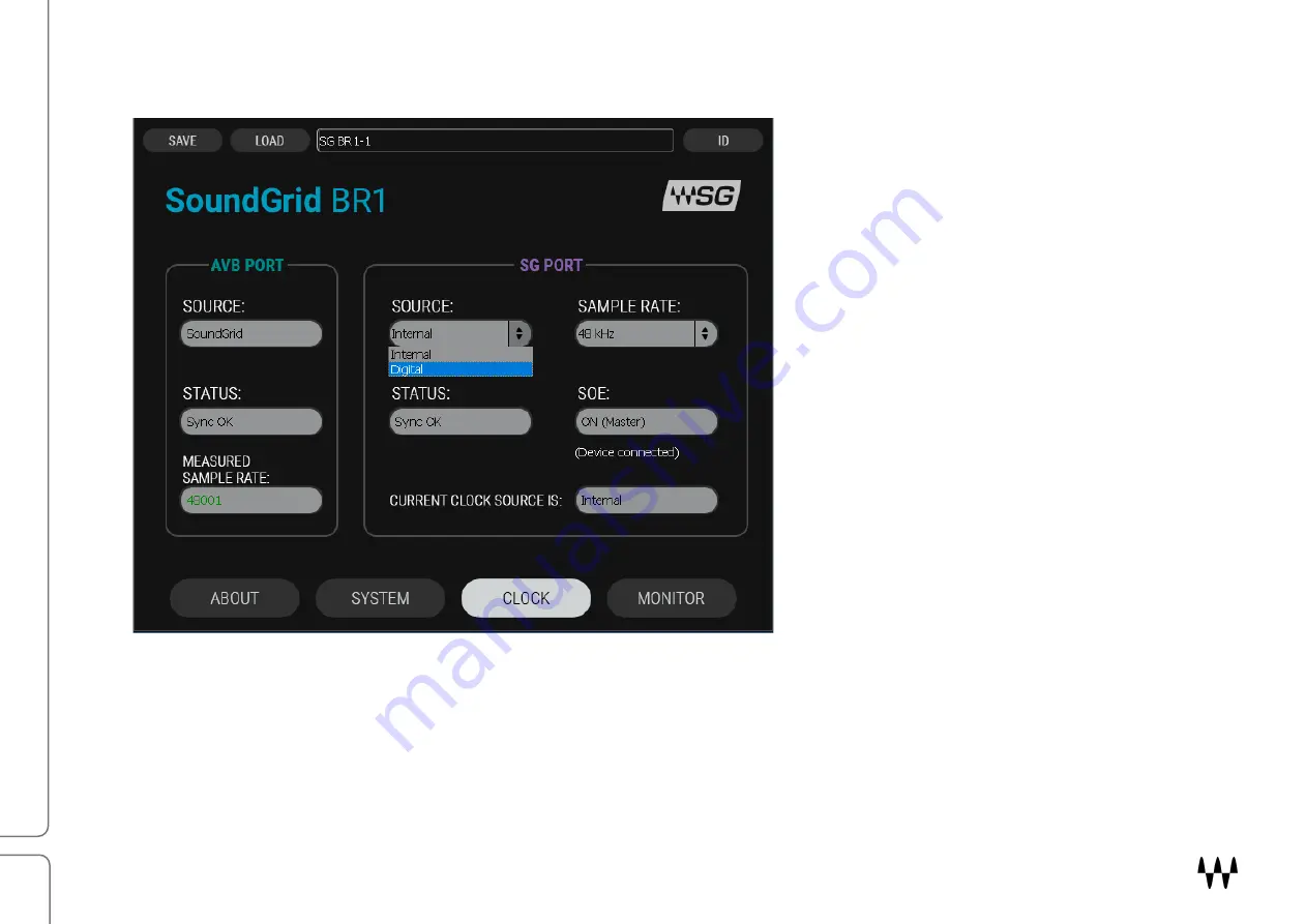 Waves SoundGrid-to-AVB BR1 User Manual Download Page 12