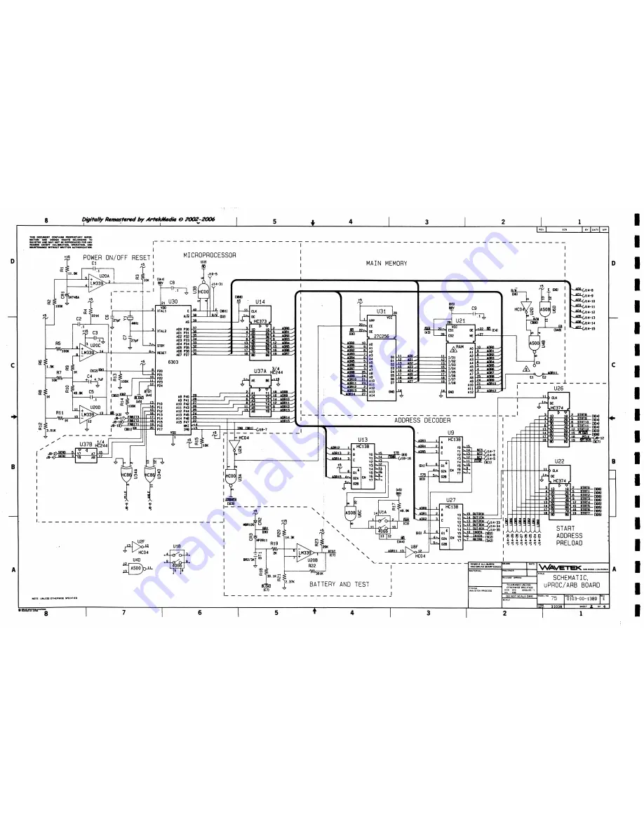 Wavetek 75 Instruction Manual Download Page 120