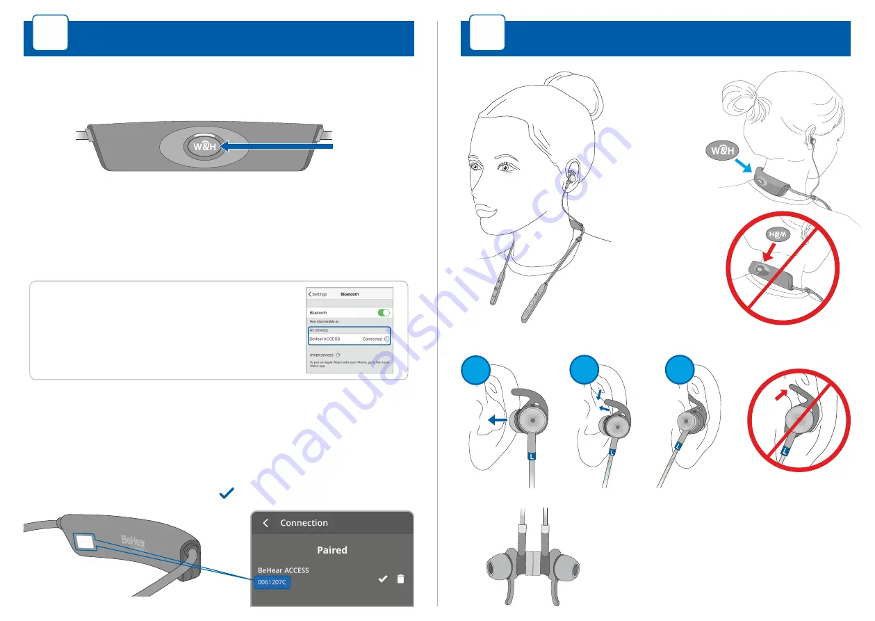 Wear & Hear BeHear Access ABH-120 Скачать руководство пользователя страница 3