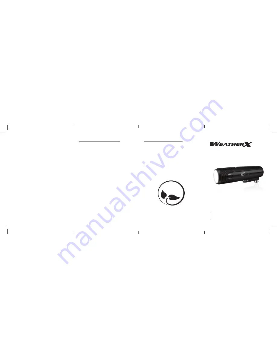 Weather X FP235 User Manual Download Page 2