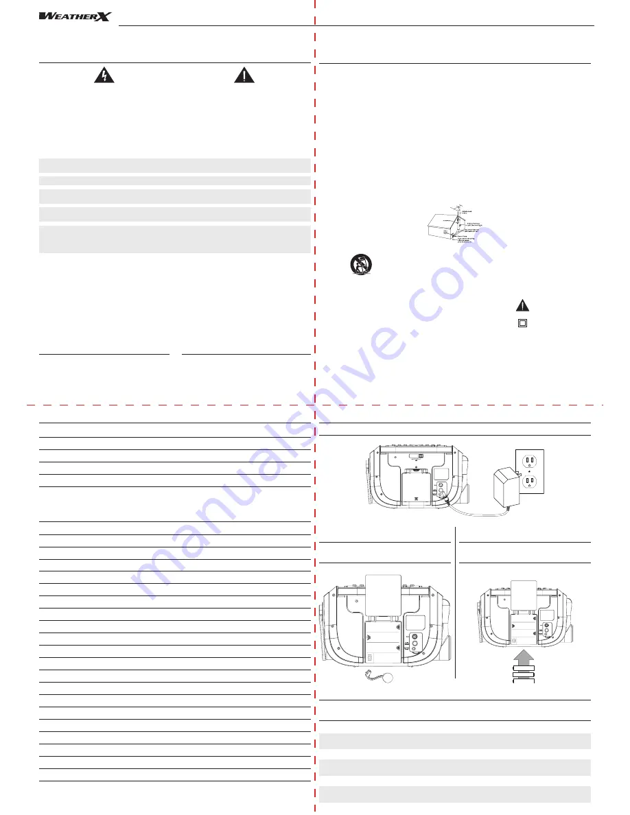 Weather X WR209 Instructions Download Page 1