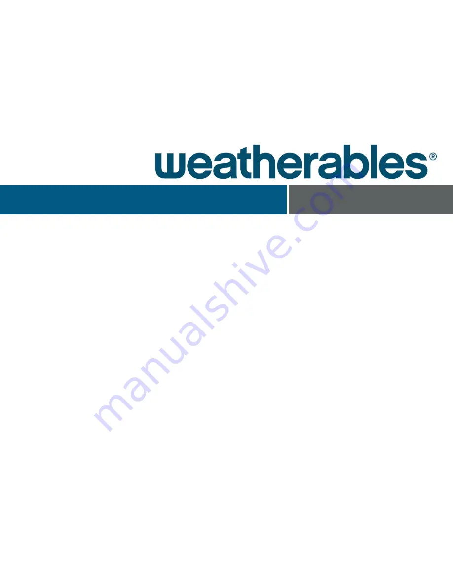 weatherables Stanford Installation Manual Download Page 1