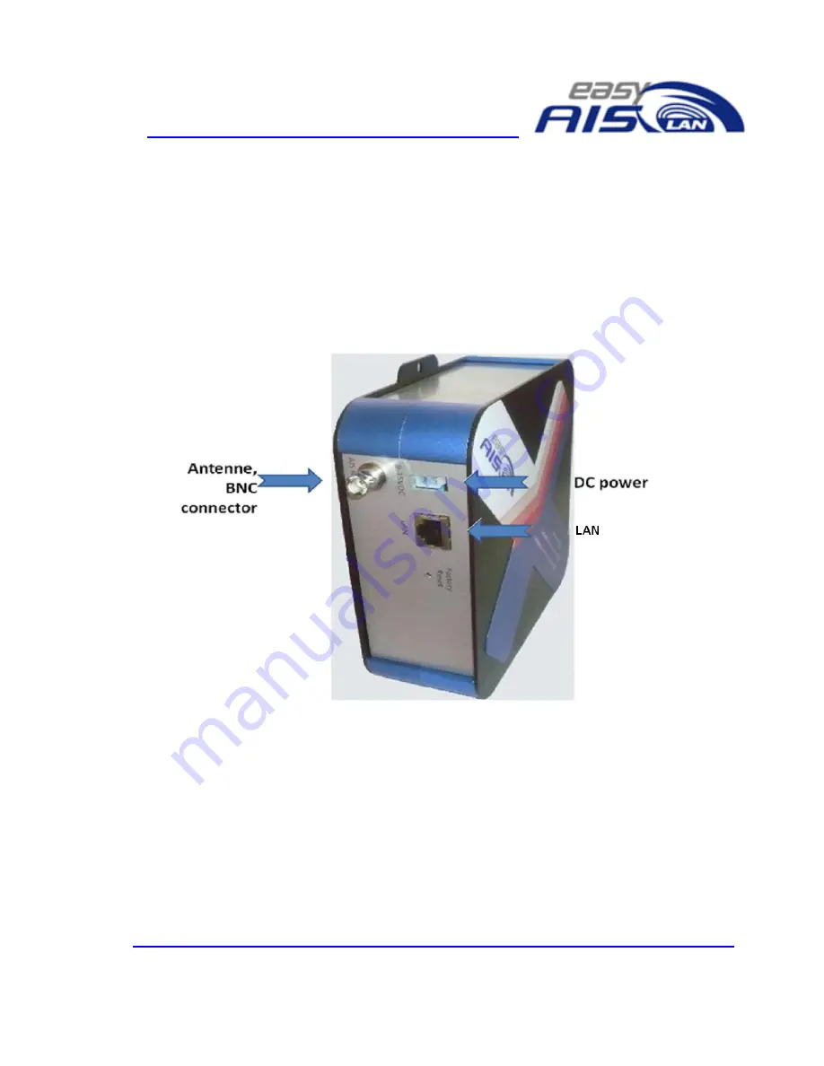 Weatherdock easyAIS-LAN A046 Operation Manual Download Page 9