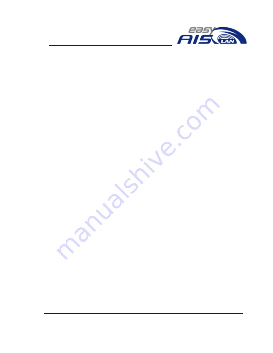 Weatherdock easyAIS-LAN A046 Operation Manual Download Page 11