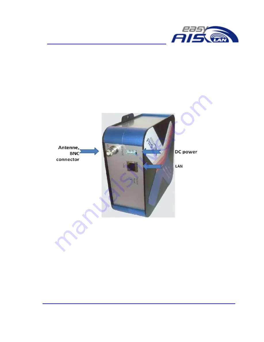 Weatherdock easyAIS-LAN A046 Operation Manual Download Page 21