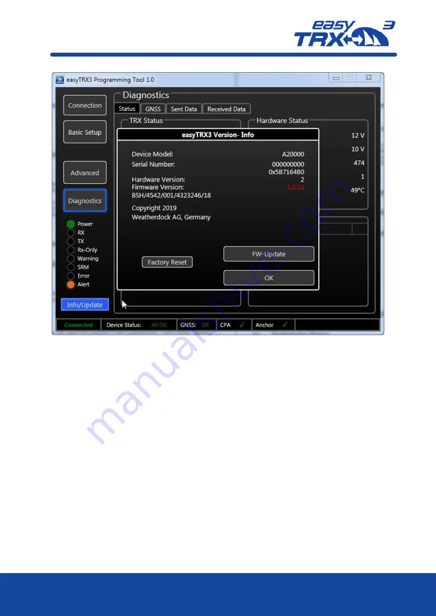 Weatherdock EasyTRX 3 User Manual Download Page 42