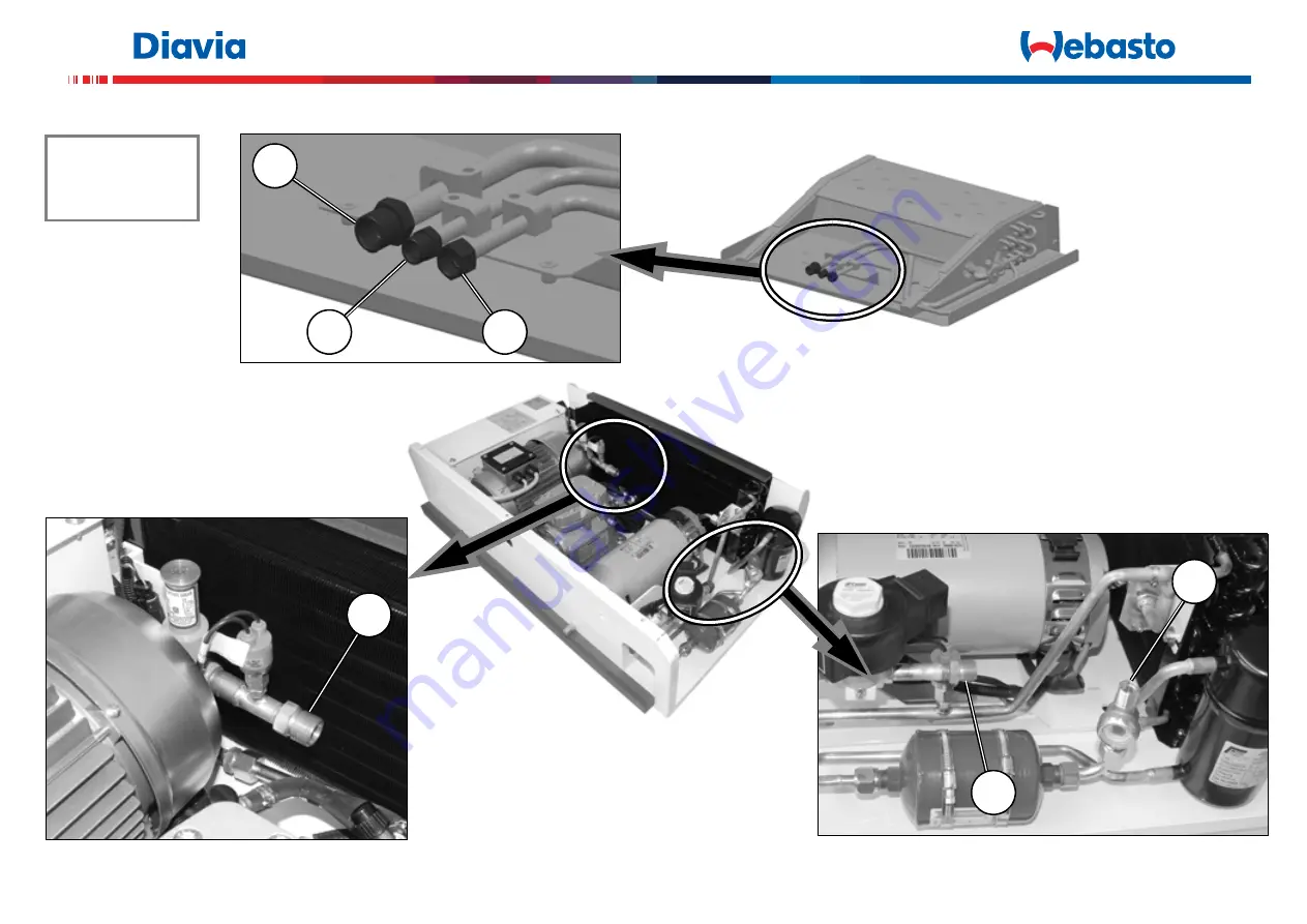 Webasto DIAVIA FRIGO ROLLE Instructions For Use And Maintanence Download Page 33