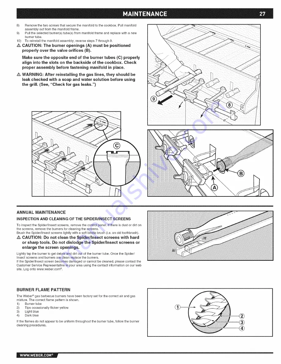 Weber Summit E-620 Owner'S Manual Download Page 27