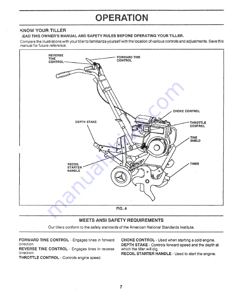 Weed Eater 11792 Owner'S Manual Download Page 7