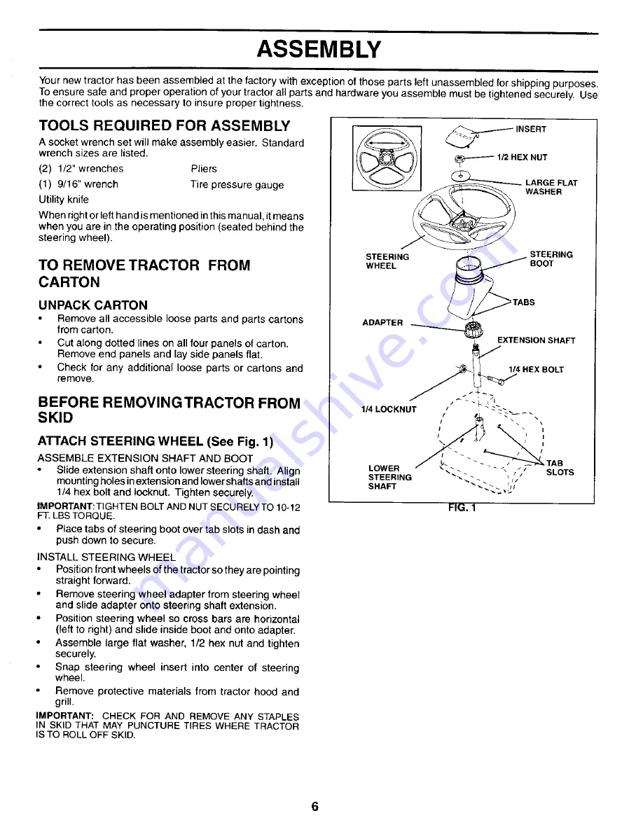 Weed Eater WE1338A Owner'S Manual Download Page 6