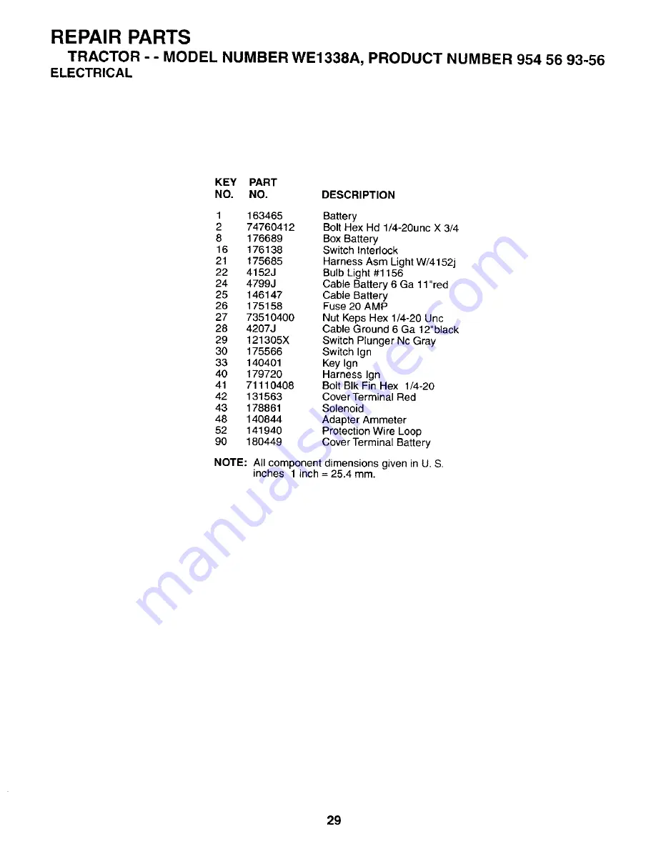 Weed Eater WE1338A Owner'S Manual Download Page 29