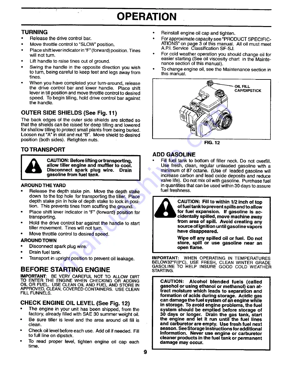 Weed Eater WET6500A Owner'S Manual Download Page 9