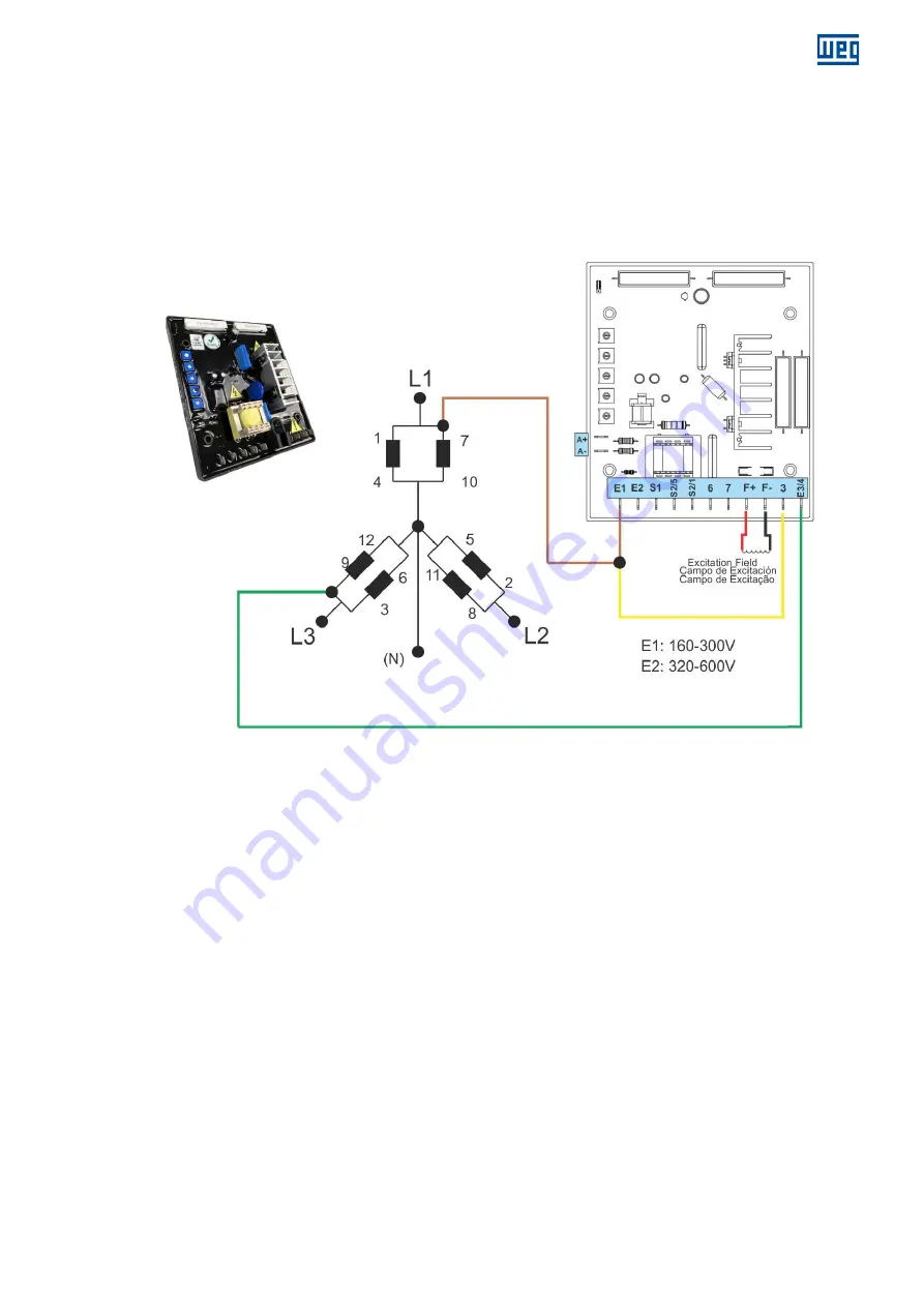 WEG GRT7-TH4E Installation, Operation And Maintenance Manual Download Page 45