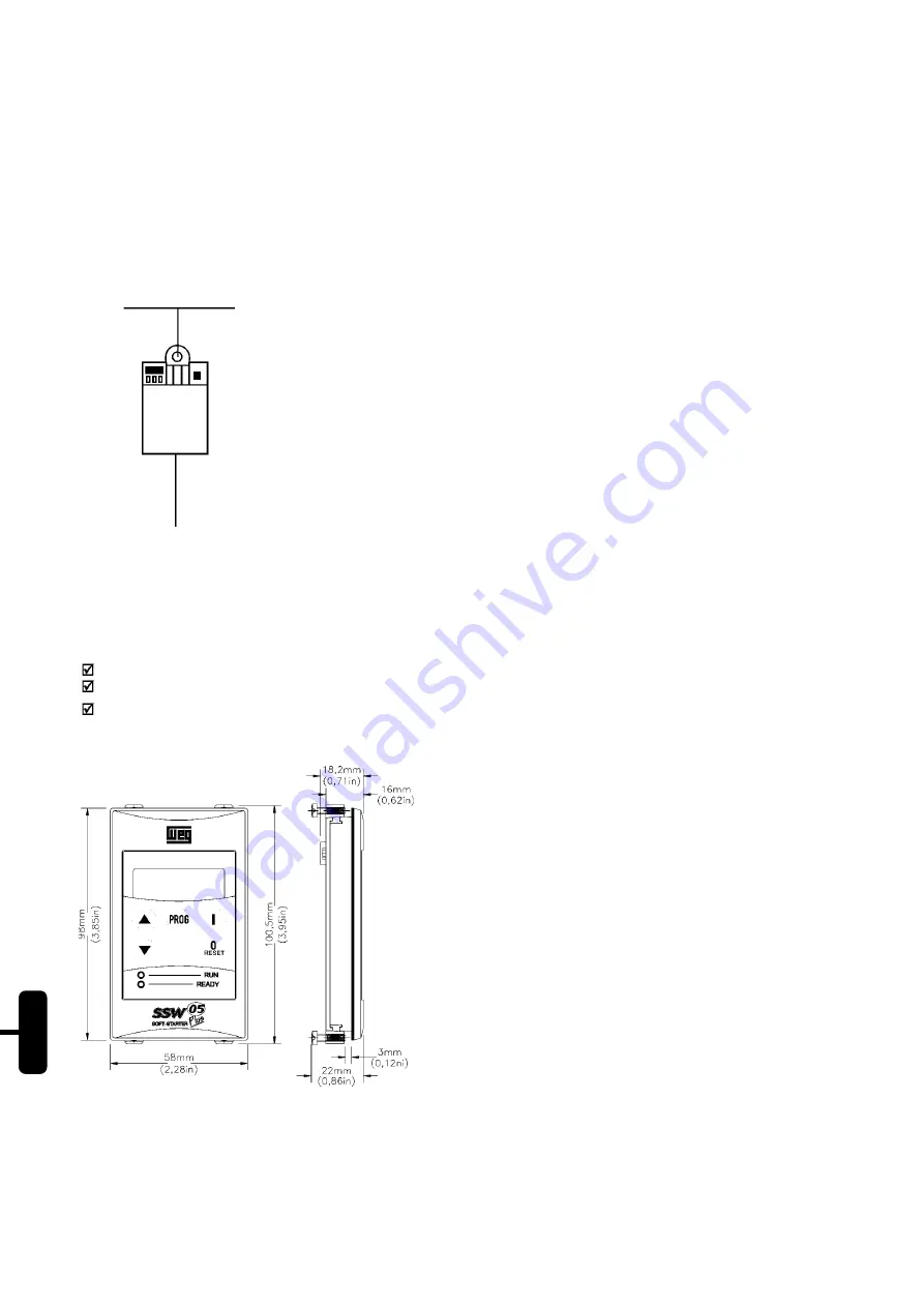 WEG SSW-05 Plus Series Скачать руководство пользователя страница 16