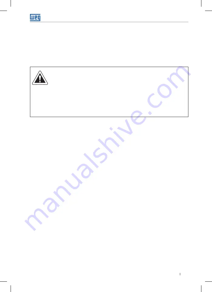 WEG UBW120 User Manual Download Page 13