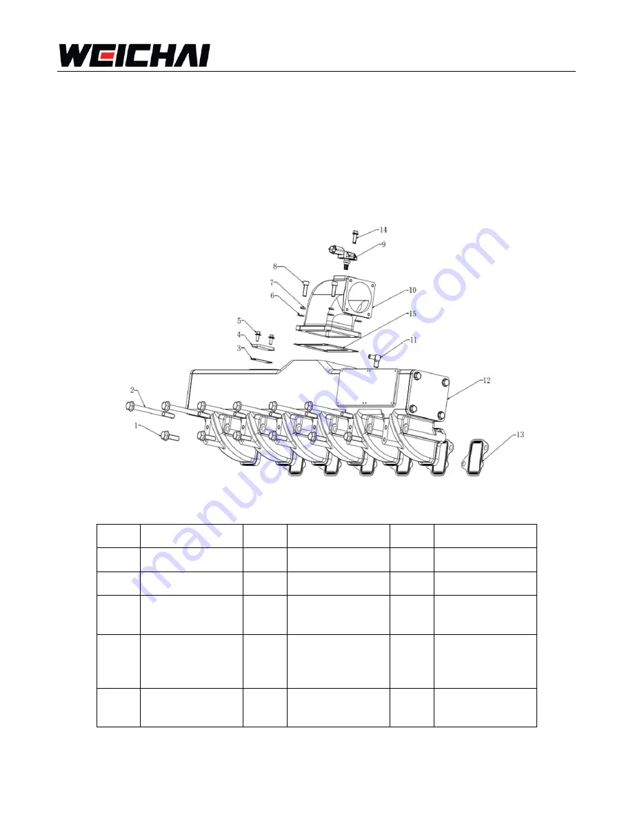 WEICHAI WP10GTA Assembly/Disassembly Manual Download Page 67