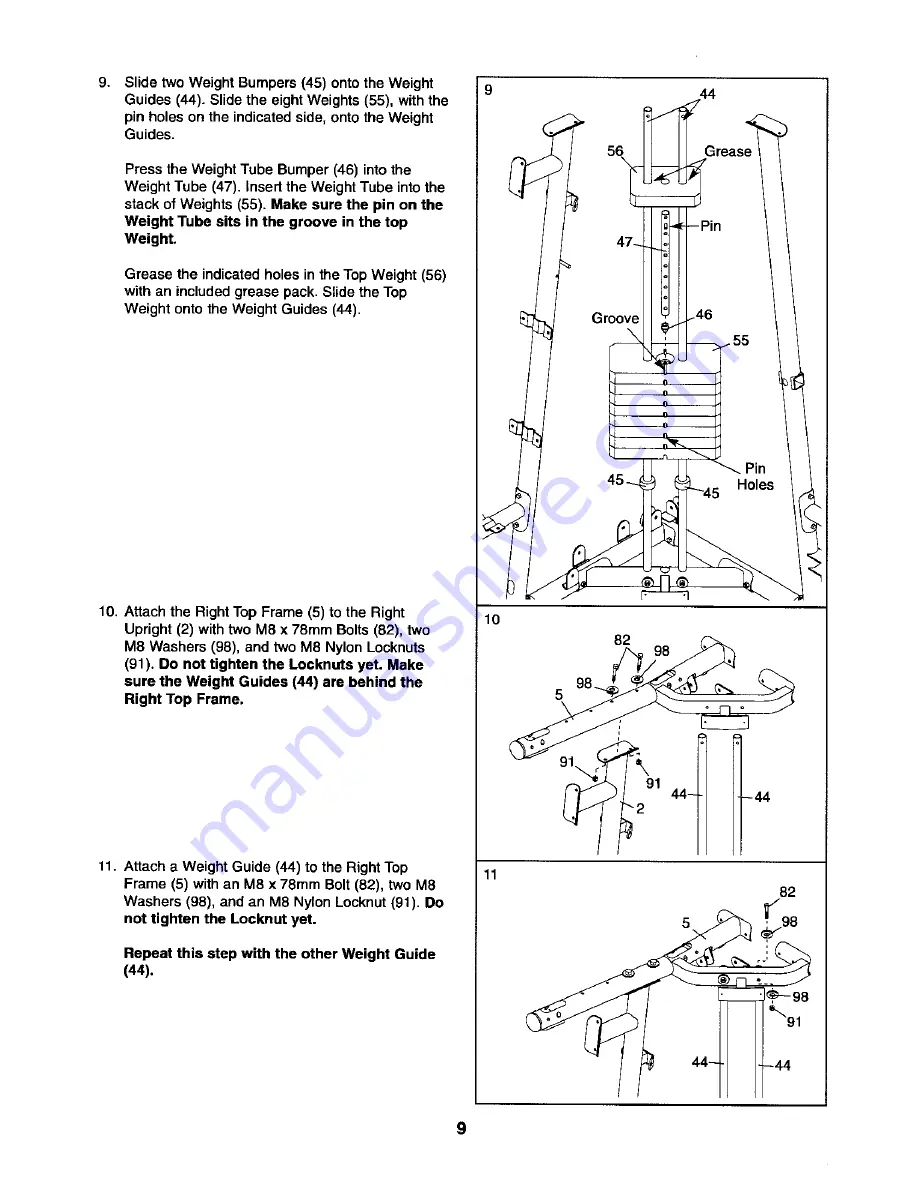 Weider 831.154020 User Manual Download Page 9