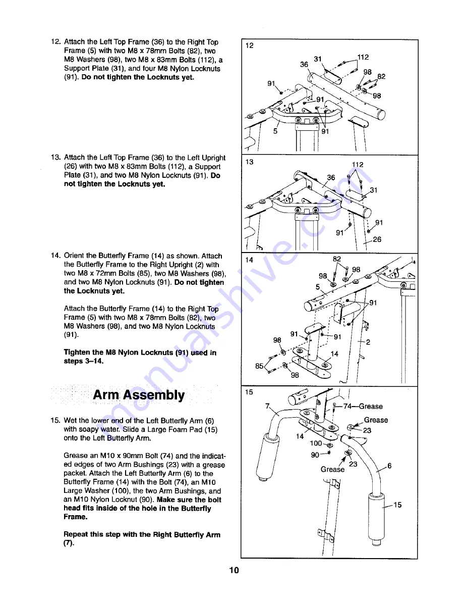 Weider 831.154020 User Manual Download Page 10