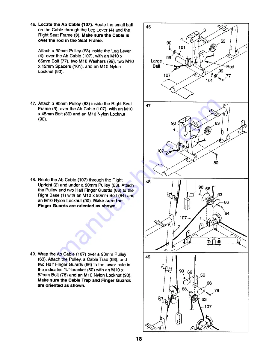 Weider 831.154020 User Manual Download Page 18