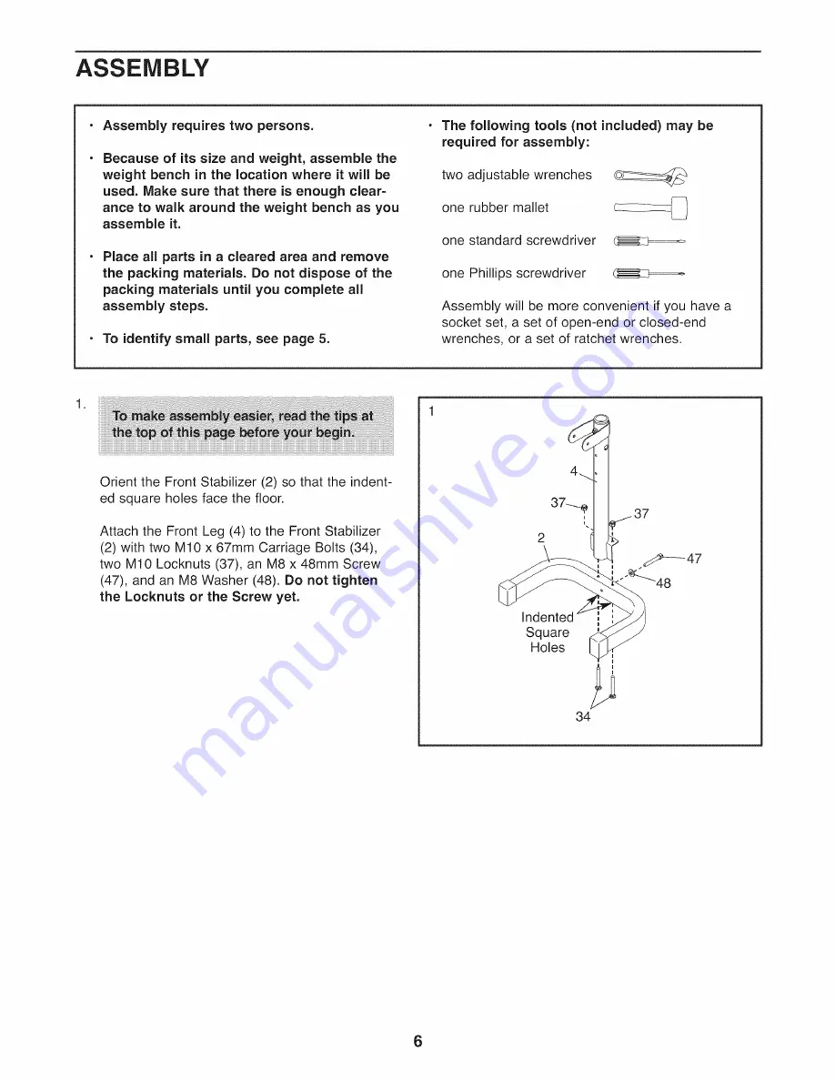 Weider 831.15925.1 User Manual Download Page 6