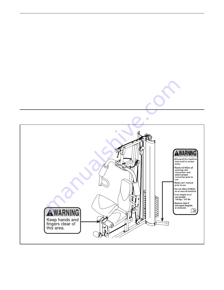 Weider 8700 I User Manual Download Page 2