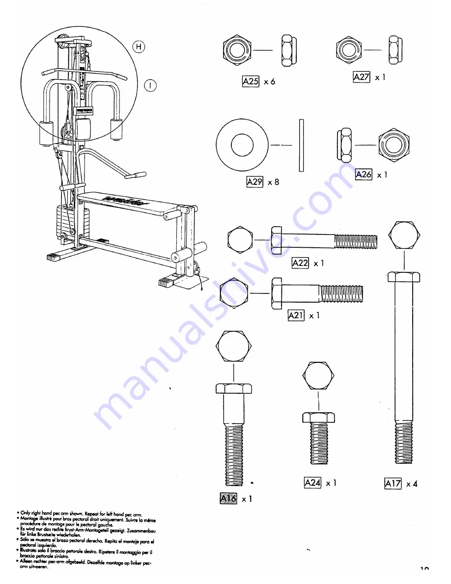 Weider E5500 FLEX STACKMASTER Скачать руководство пользователя страница 19