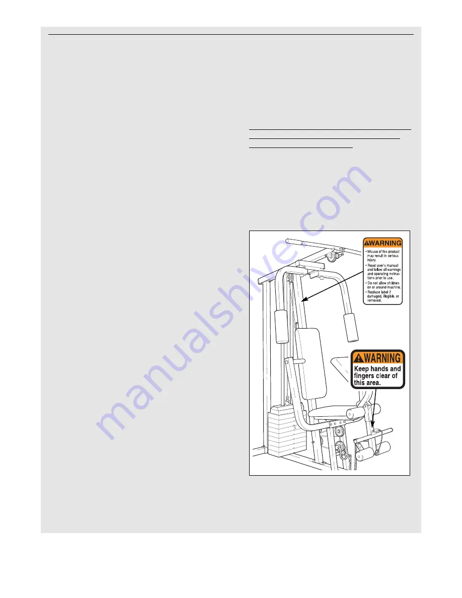 Weider WESY01190 User Manual Download Page 3