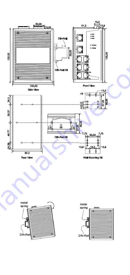 Weidmüller Premium Line IE-SW-PL08M Series Скачать руководство пользователя страница 5