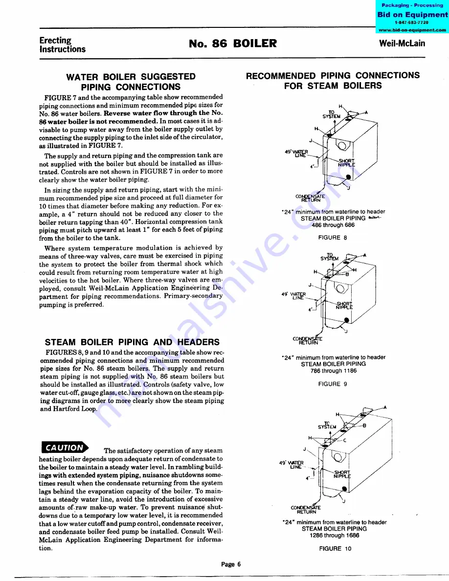 Weil-McLain 1086 Series Instructions Manual Download Page 6