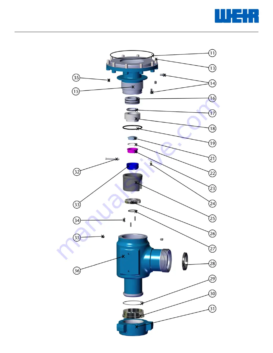 Weir SPM EXL Operation Instruction And Service Manual Download Page 24