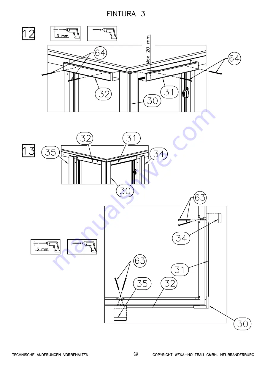 Weka Holzbau 512.2520.13.00 Скачать руководство пользователя страница 34