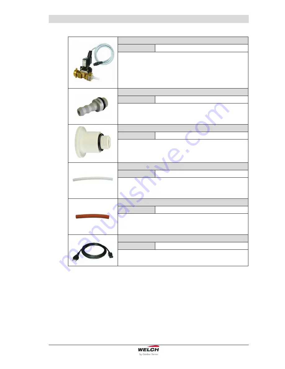 Welch LVS 300 Z Operating Manual Download Page 17