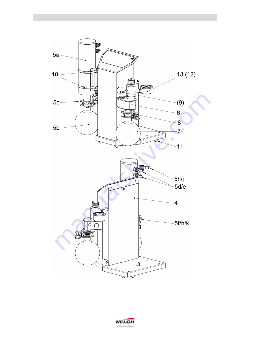 Welch LVS 300 Z Operating Manual Download Page 50