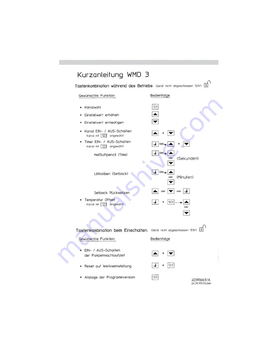 Weller WMD 3 Operating Instructions Manual Download Page 8