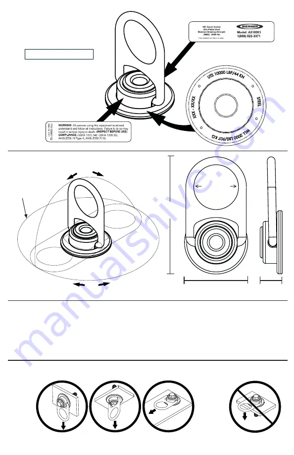 Werner A320003 User Instructions Download Page 3