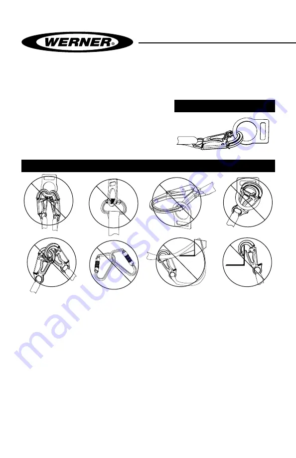 Werner L242350CA Series User Instructions Download Page 6