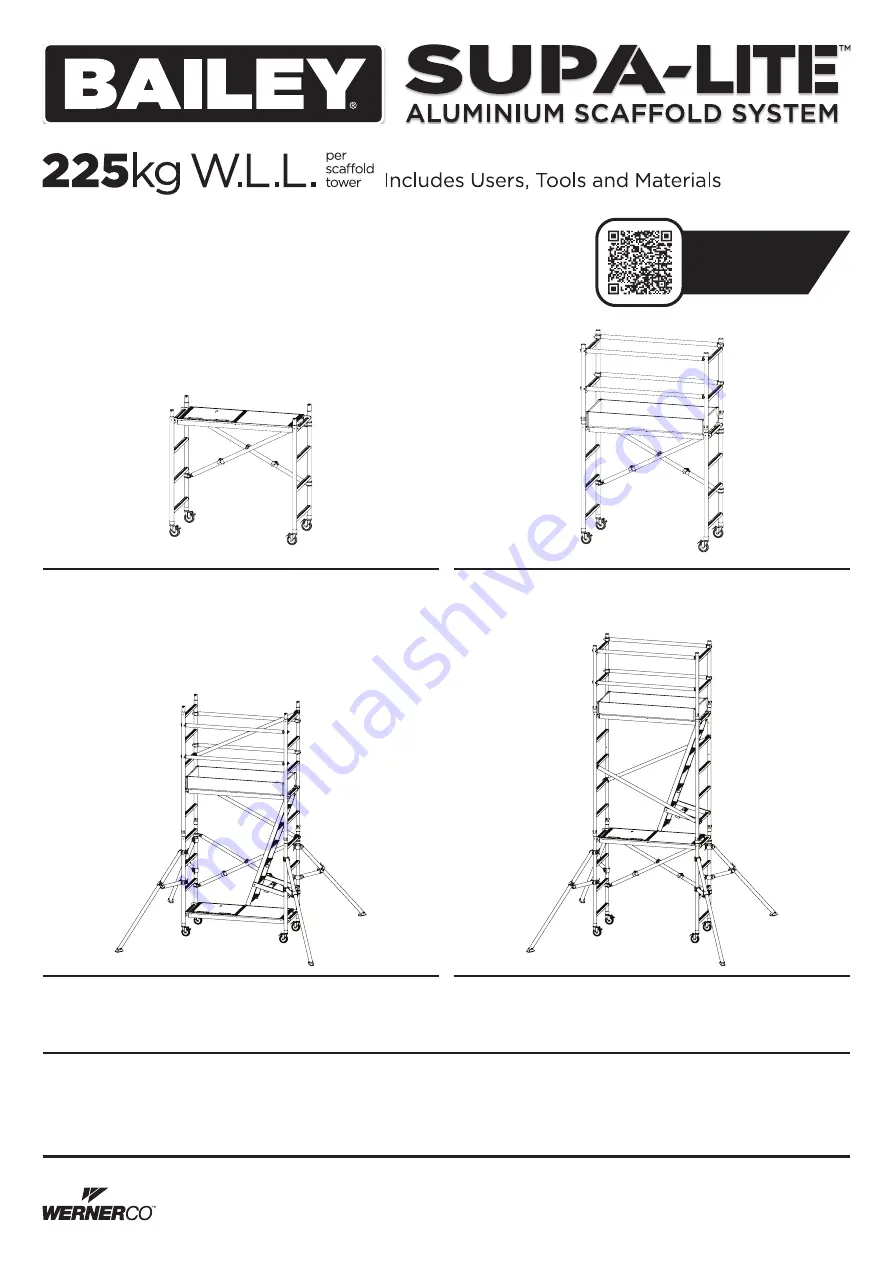 WERNERCO BAILEY SUPA-LITE Series Assembly Manual Download Page 1