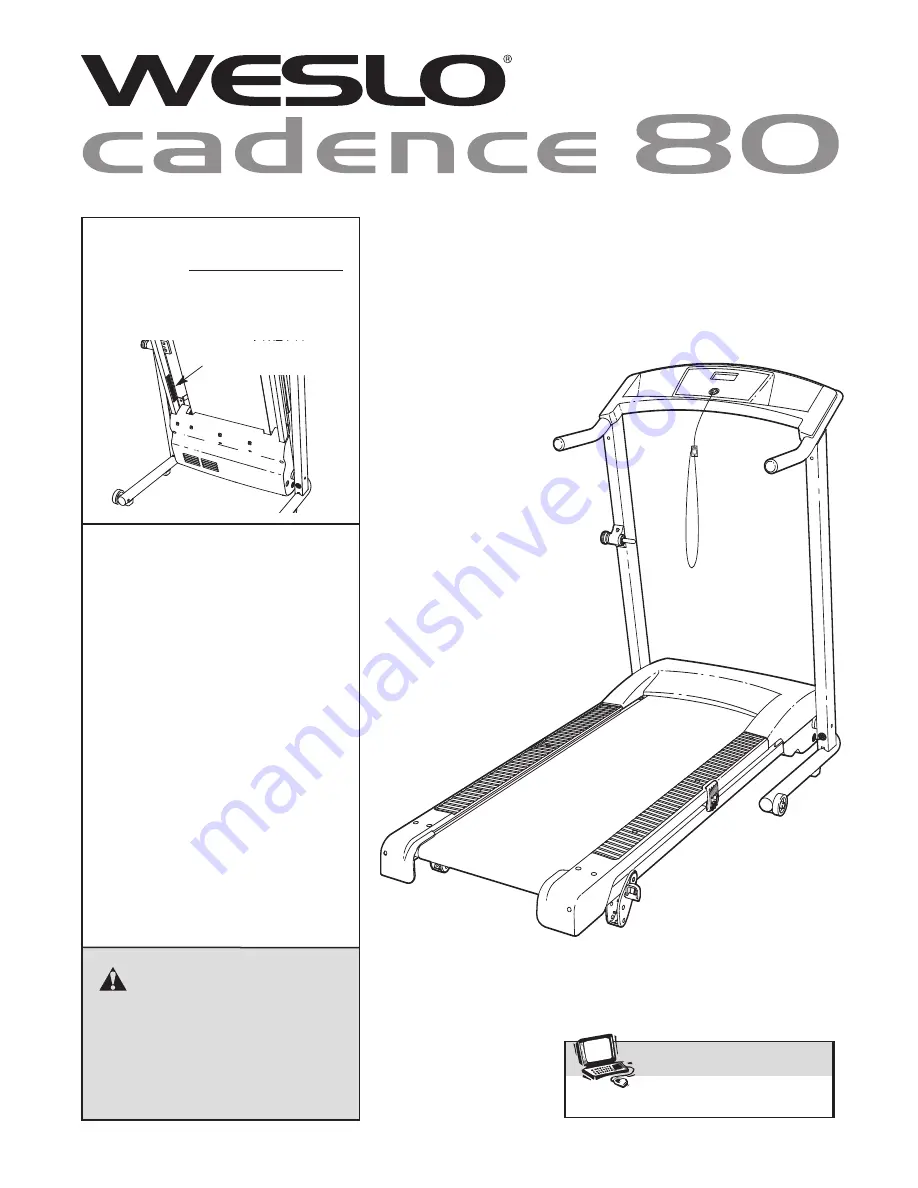 Weslo 30551.1 Скачать руководство пользователя страница 1