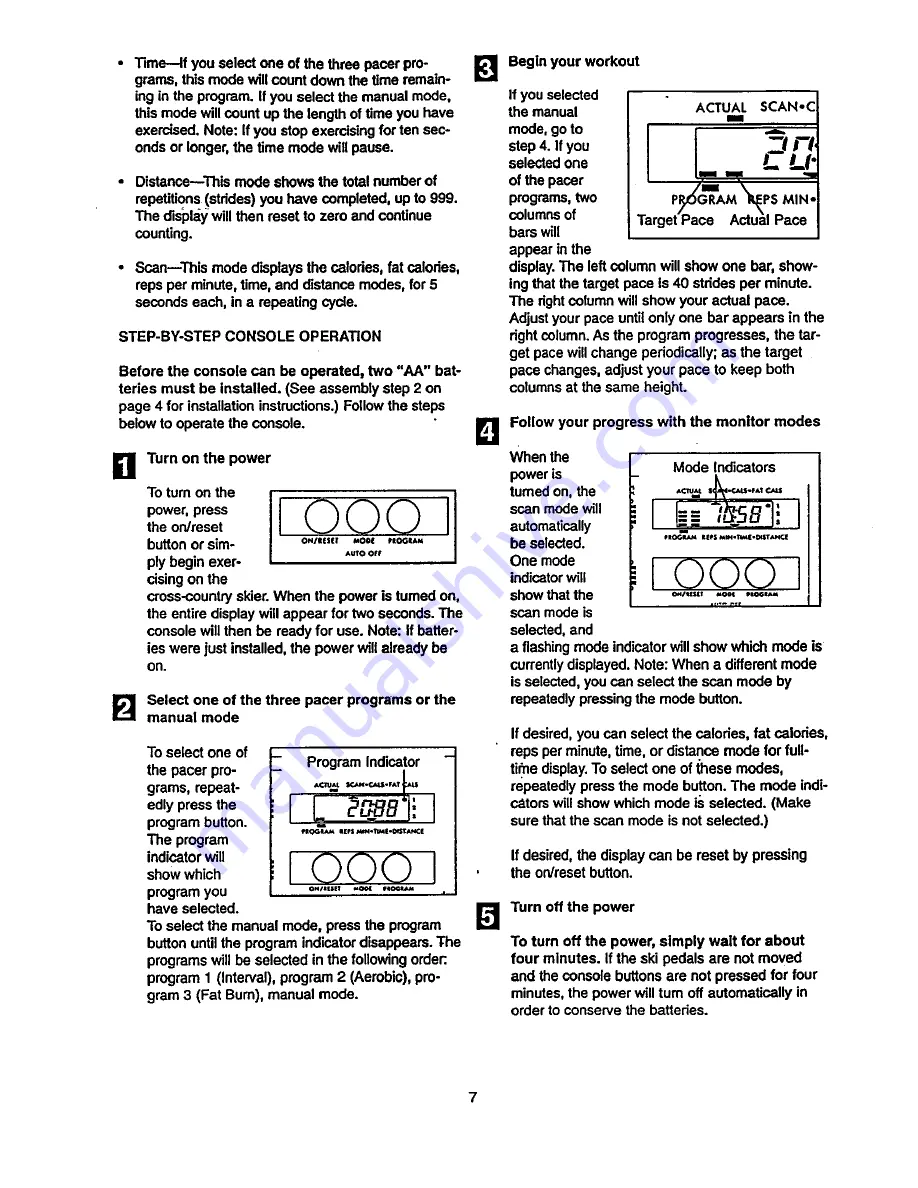 Weslo 831.290740 User Manual Download Page 7