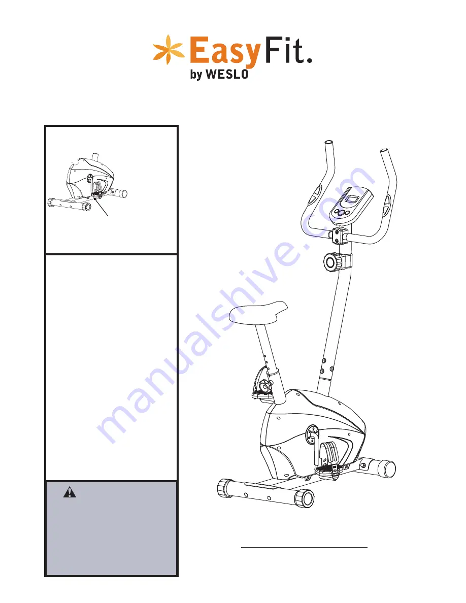 Weslo Easy Fit WLIVEX85112.0 Скачать руководство пользователя страница 1