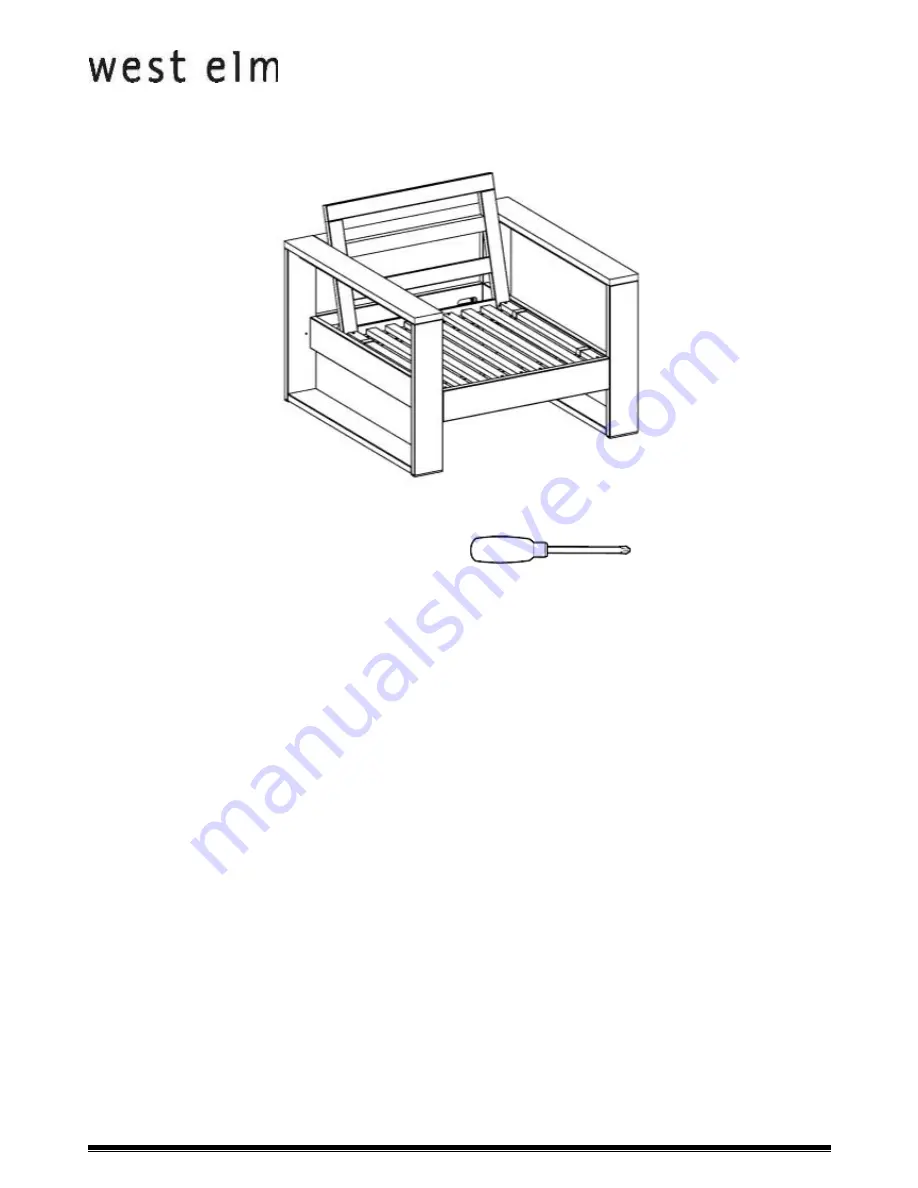 West Elm 430855 Assembly Instructions Download Page 1