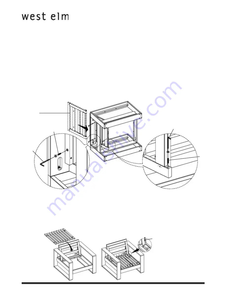 West Elm 430855 Assembly Instructions Download Page 4