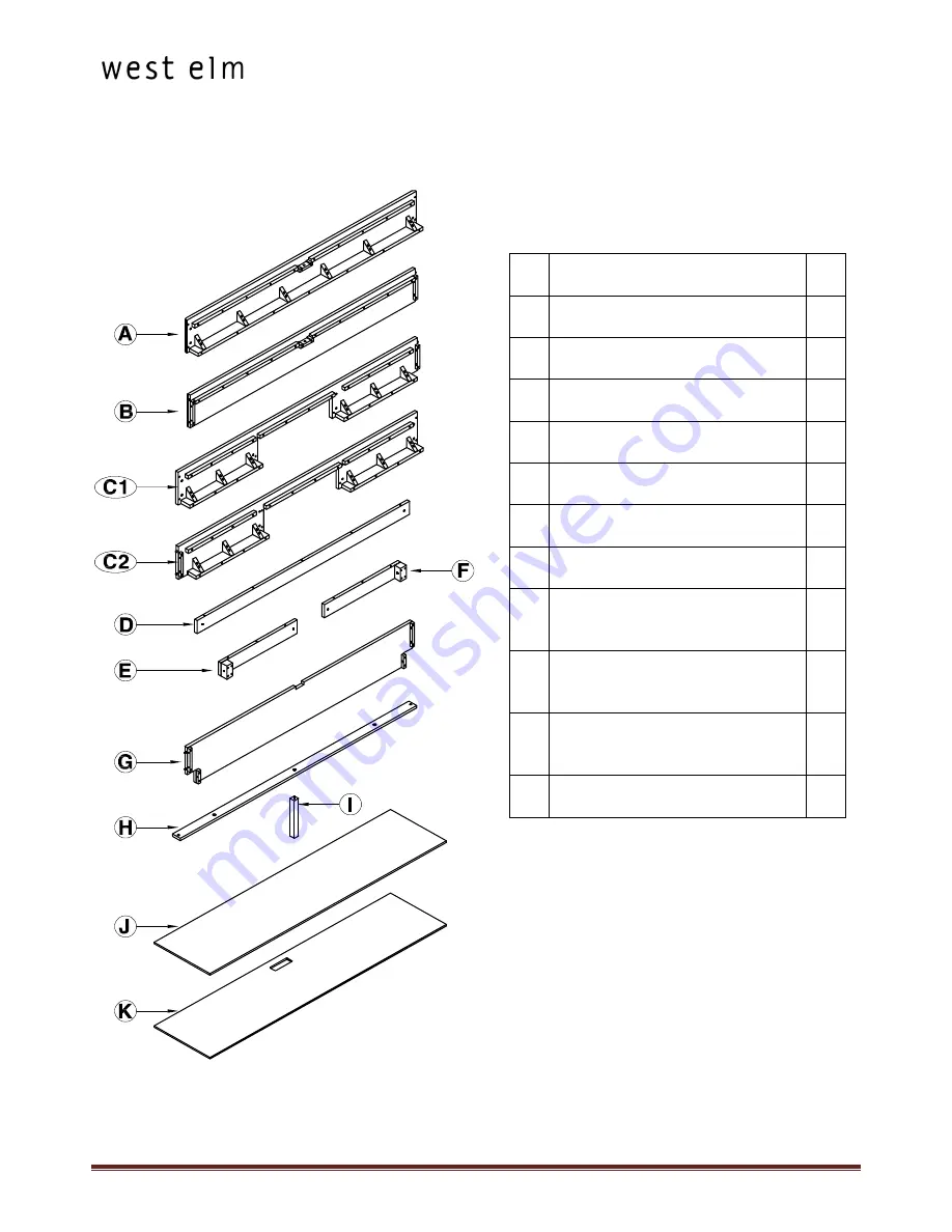 West Elm Plinth Assembly Instructions Manual Download Page 2