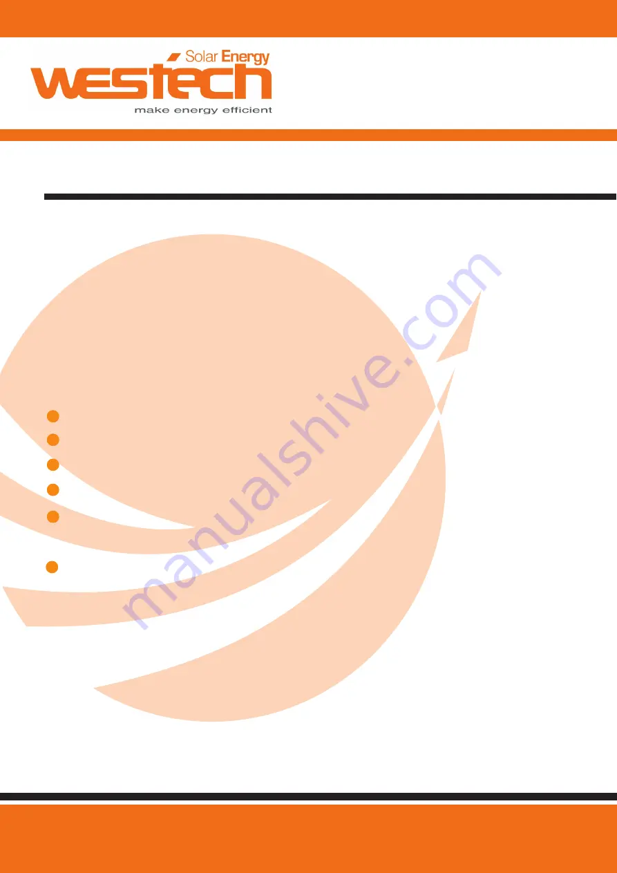 WESTECH 4258 Instructions For Use Manual Download Page 13