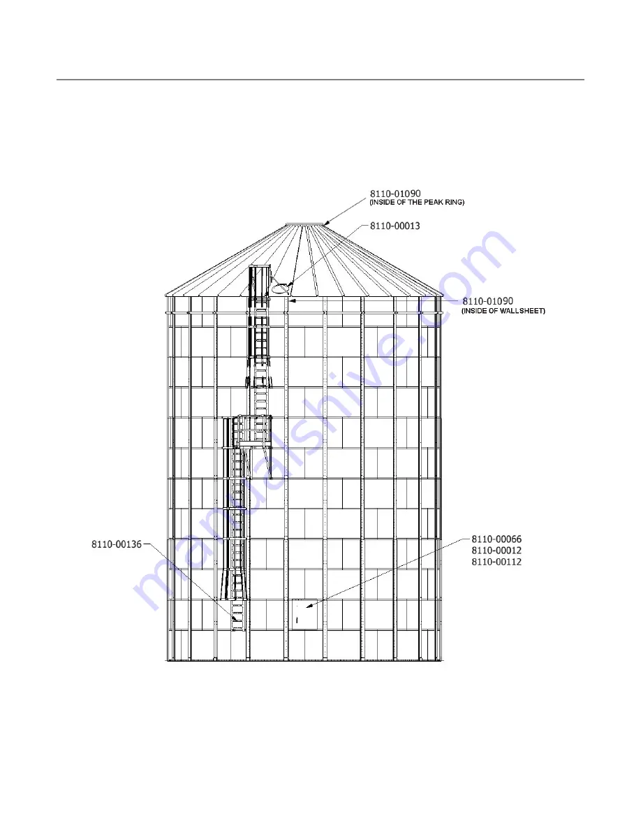 Westeel Grain Bin Extension Tier 14 Series Installation And Storage Instructions Download Page 7