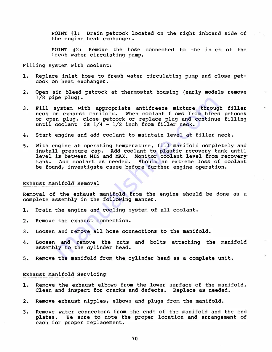 Westerbeke 11KW Technical Manual Download Page 76