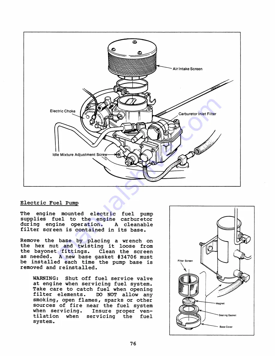 Westerbeke 11KW Technical Manual Download Page 82