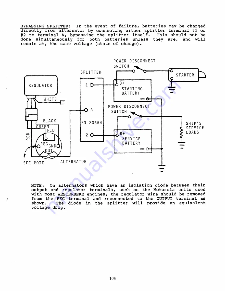 Westerbeke 11KW Technical Manual Download Page 111