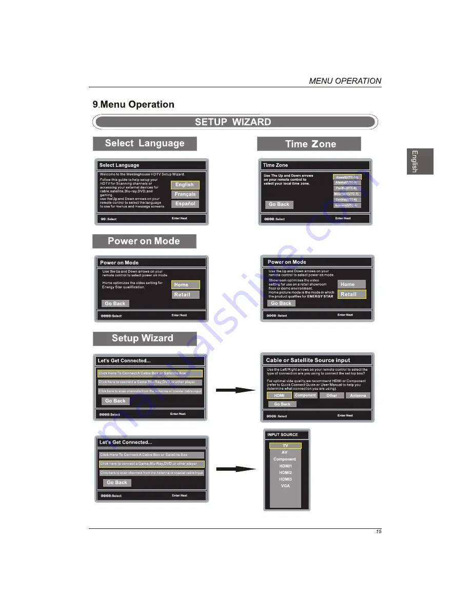 Westinghouse CW40T8GW User Manual Download Page 16